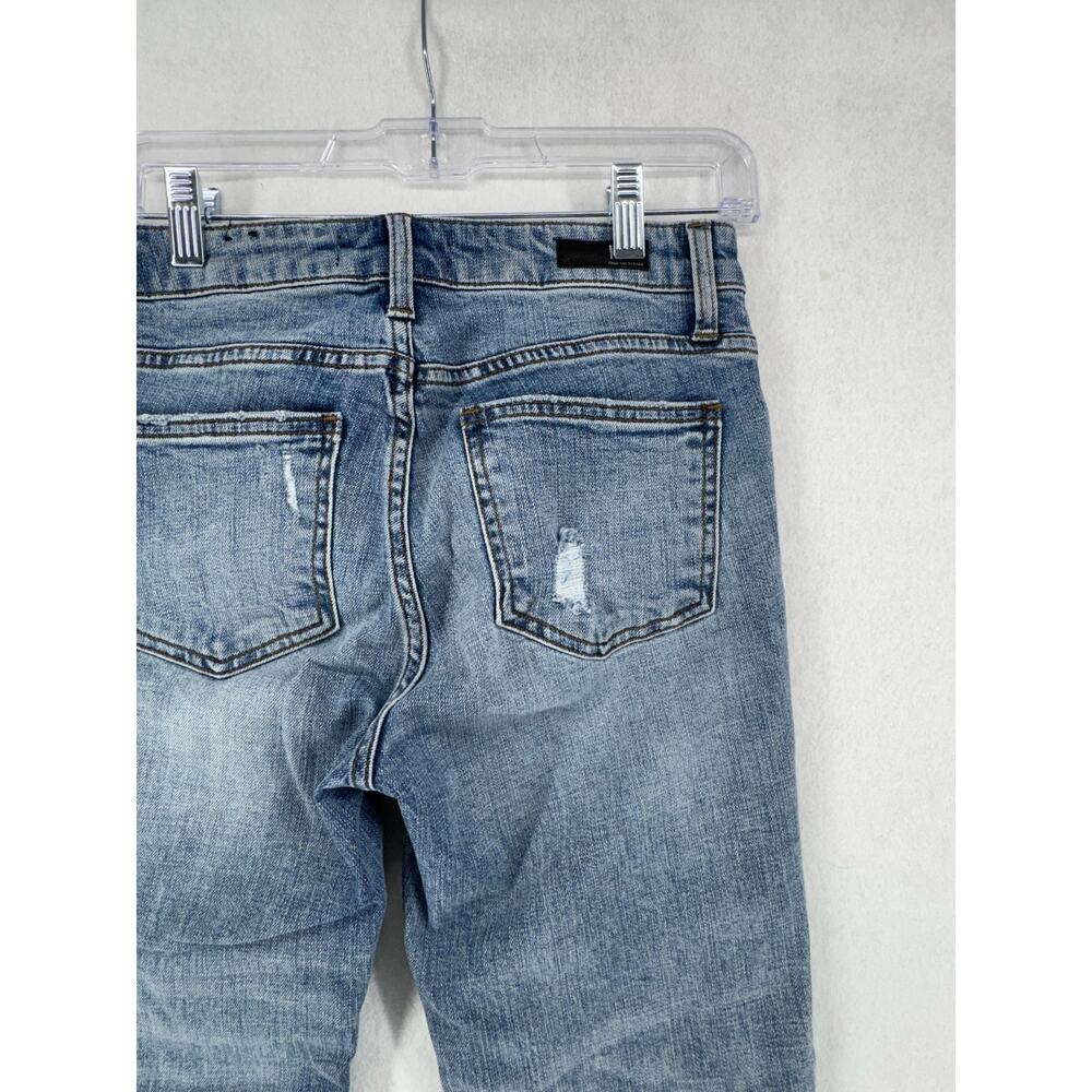 KUT From The Kloth Catherine Boyfriend Jeans Womens 00 Cropped Distressed - Picture 6 of 7